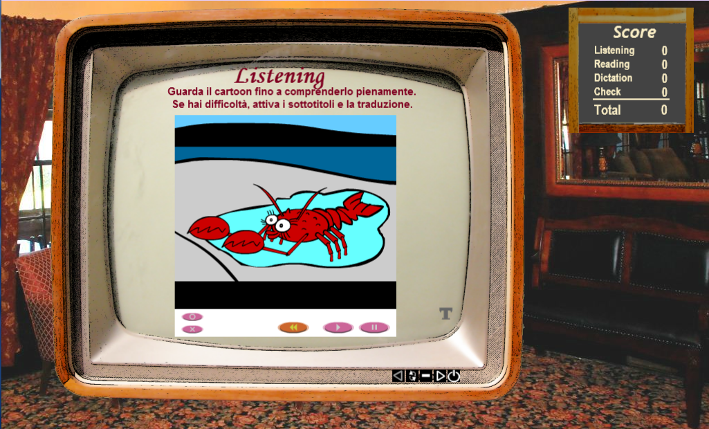Schermata iniziale della Demo di English Learning_2012